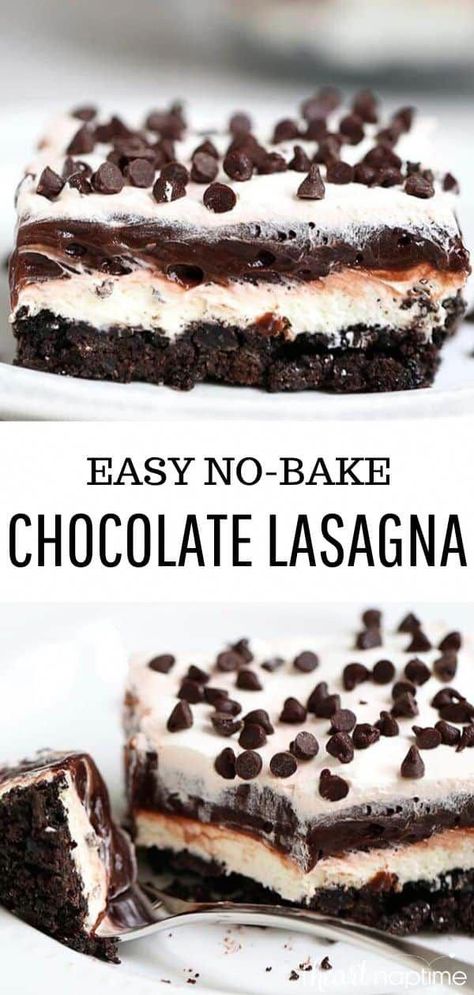 Chocolate Lasagna Dessert, Oreo Lasagna, Lasagna Dessert, Chocolate Lasagna Recipe, Cupcakes Oreo, Chocolate Pudding Desserts, Oreo Fluff, Oreo Desserts, Dessert Oreo