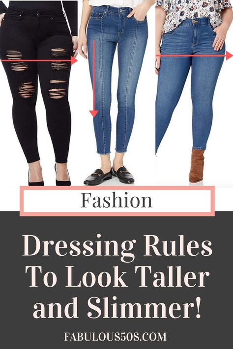 Outfits To Appear Slimmer, How To Look Taller And Thinner, Outfits That Make You Look Taller And Thinner, How To Look Instantly Slimmer, How To Dress To Look Taller And Slimmer, How To Look Taller And Thinner In Photos, Outfit To Look Taller And Slimmer, Slenderizing Outfits, Sliming Outfit Ideas