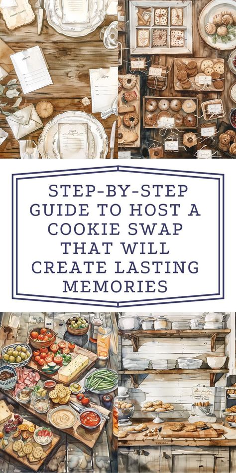 Discover how to host a delightful cookie swap party with these fun and frugal tips! Learn how to plan, prepare, and enjoy a sweet gathering with friends and family. Holiday Cookie Swap, Cookie Swap Party Favors, Office Cookie Exchange, Neighborhood Cookie Exchange, Cookie Swap Rules, How To Do A Cookie Exchange Party, Hosting Cookie Decorating Party, Cookie Swap Party Games, Soup Swap Party