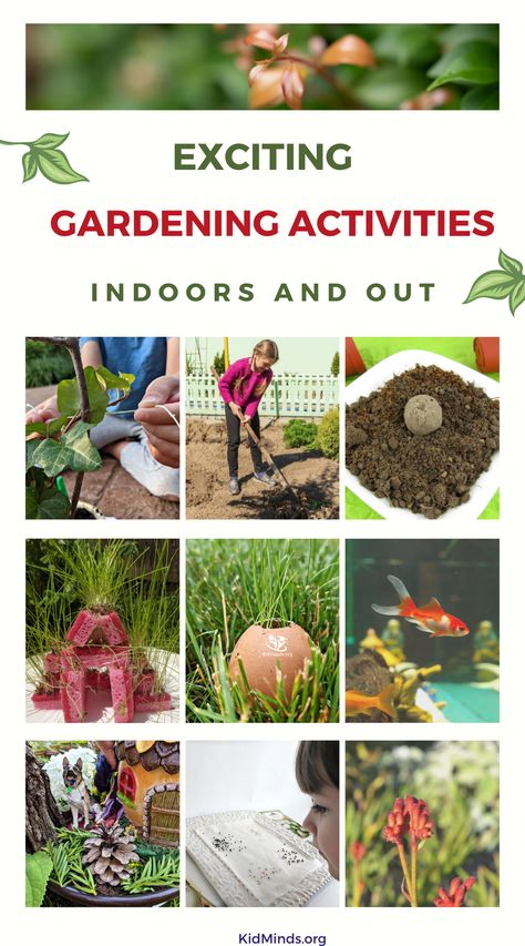 Gardening Activities For Kids, Gardening Activities, Outdoor Learning Activities, Learn Science, Planting For Kids, Benefits Of Gardening, Garden Activities, Screen Free Activities, Outdoor Education