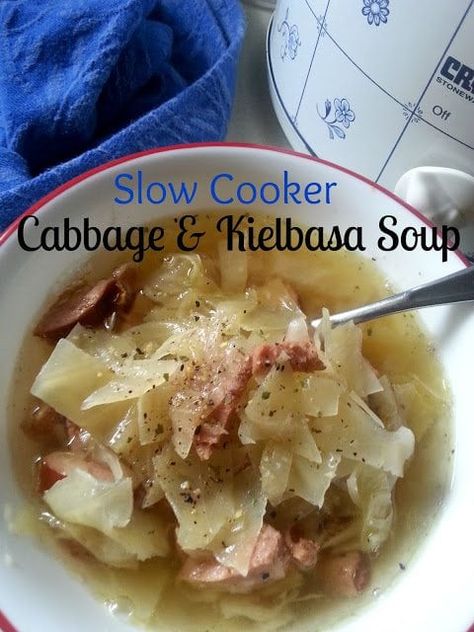 Kielbasa Soup Instant Pot, Cabbage Low Carb, Cabbage Kielbasa, Cabbage And Kielbasa, Slow Cooker Cabbage, Soup Cabbage, Soup Low Carb, Kielbasa Soup, Soup Instant Pot