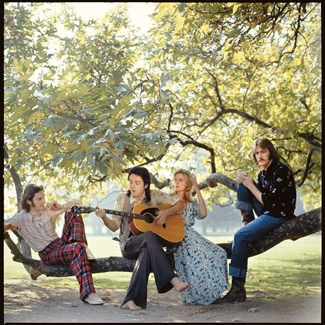 An outtake from the 'Wild Life' album cover shoot in Osterley Park, #London #1971 Paul will reissue ‘Wild Life’ and ‘Red Rose Speedway’ ＋ ‘Wings 1971-73’ on 7th December as part of his GRAMMY-winning Archive Collection. Full details at PaulMcCartney.com #PaulMcCartney #Wings #LindaMcCartney #DennyLaine #DennySeiwell #HenryMcCullough #WildLife #RedRoseSpeedway Linda Mccartney Photography, Paul Mccartney Linda, Denny Laine, Wings Band, Beatles Magazine, Paul And Linda, Beatles Girl, Paul Mccartney And Wings, Paul And Linda Mccartney