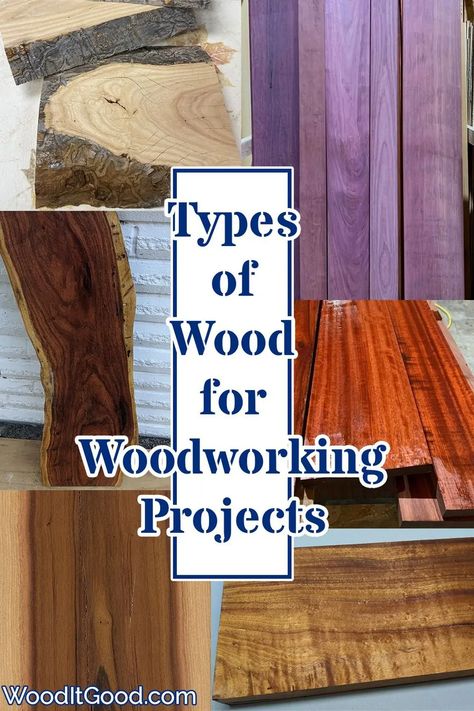 Types Of Wood For Woodworking Projects 2021 - Wood It Good Types Of Wood Joints, Diy Furniture Building, Woodworking Basics, Scandinavian Nursery, Wood Joints, Different Types Of Wood, Popular Woodworking, Beginner Woodworking Projects, Woodworking Plan