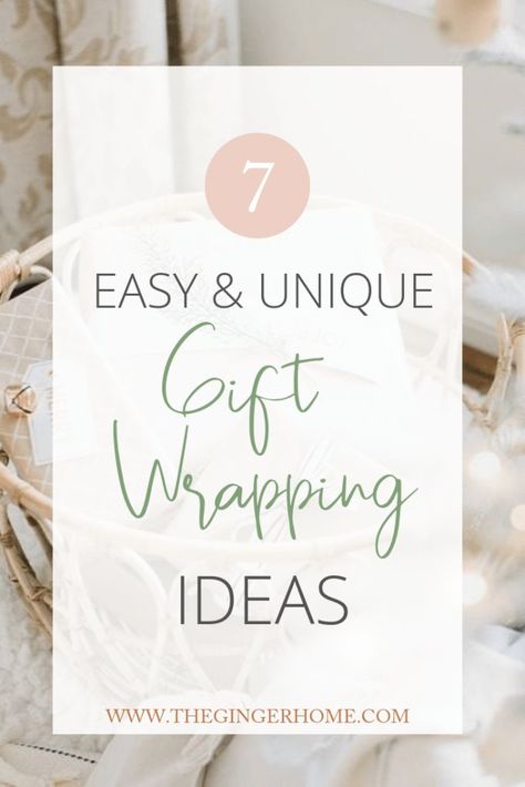 7 Easy & Unique Gift Wrapping Ideas - The Ginger Home Gift wrapping ideas, simple gift wrapping, christmas gift wrapping, easy gift wrapping, unique gift wrapping, pretty gift wrapping, DIY gift wrapping, gift wrapping brown paper, gift wrapping kraft paper, gift wrapping ribbons Gift Wrapping Ideas Simple, Christmas Gift Ideas For Teachers, Unique Gift Wrapping Ideas, Unique Christmas Gift Ideas, Gift Ideas For Teachers, Christmas Place Settings, Ideas For Teachers, Elegant Gift Wrapping, Gift Wrapping Inspiration