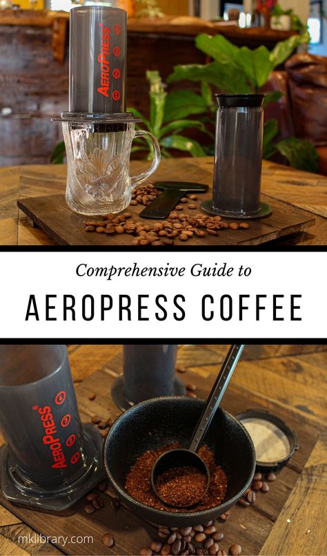 The AeroPress Coffee Maker is an affordable piece of coffee equipment that makes a spectacular cup of coffee and is light enough to take anywhere. Learn how to fine tune your technique for making Aeropress coffee and come along on my coffee-making journey! #coffee #AeroPress Aero Press Coffee Brewing, Aeropress Recipes, Man Recipes, Camping Things, Coffee Tips, Espresso Recipes, Nitro Coffee, Aeropress Coffee, Best Espresso Machine