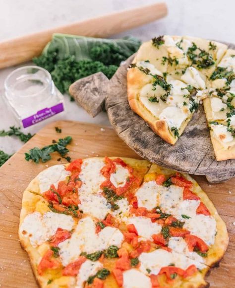 White Kamut Pizza Kamut Recipes, The Food Nanny, Kamut Flour, Einkorn Recipes, Sourdough Pizza Crust, Sourdough Pizza, Roll Recipes, Pizza Recipes Homemade, Pizza Pie