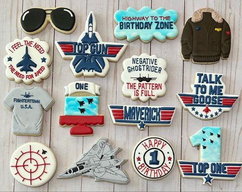 Jet Party Theme, Top One Birthday Cake, Aviation Themed Birthday Party, Jet Themed Birthday Party, Top One Birthday, Maverick Themed Birthday Party, Aviation Birthday Theme, Top One Birthday Party Theme, Maverick Birthday Party