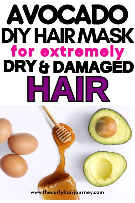 Hydrate Hair Mask Diy, Egg And Honey Hair Mask, Avocado Hair Mask For Growth, Avocado Hair Mask Recipe, Diy Avocado Hair Mask, Egg Hair Mask, Honey Hair Mask, Egg Mask, Oil For Curly Hair