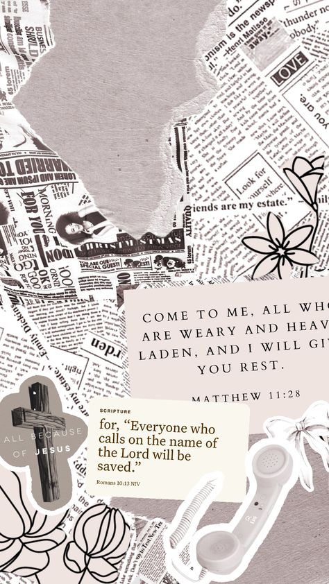 Just a cute collage, with some bible verses🫶🏽✝️ #wallpaper #jesusisking #collageart #vintage Bible Collage, Cute Collage, Verse Wallpaper, Wallpaper Collage, Verses Wallpaper, Collage Vintage, Bible Verse Wallpaper, Vintage Wallpaper, Collage Art