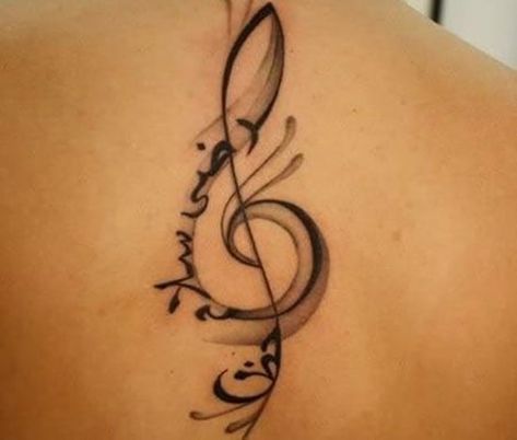 Clef Tattoo, Treble Clef Tattoo, Music Notes Tattoo, Tattoo Music, Music Note Tattoo, Music Tattoo Designs, Note Tattoo, Muster Tattoos, Small Wrist Tattoos