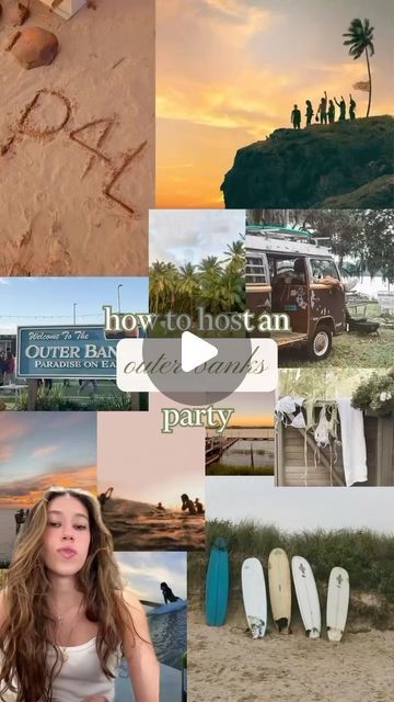 Evite on Instagram: "Paradise in party form…here’s how to throw an Outer Banks bash. 🌊   #evite #partypartytheme #outerbanks #outerbanksedit" Outer Banks Watch Party, Outer Banks Birthday Party Ideas, Outer Banks Birthday Party, Outer Banks Party, Release Party, Watch Party, Birthday Board, Paradise On Earth, July 11