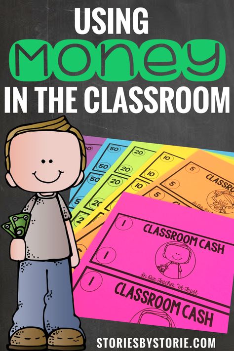 Classroom Economy: How I Use Money in the Classroom Classroom Cash, Classroom Economy System, Classroom Money, Classroom Economy, Classroom Management Plan, Classroom Behavior Management, Classroom Rewards, 4th Grade Classroom, 2nd Grade Classroom