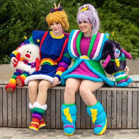 Rainbow Bright Cosplay, Rainbow Brite Cosplay, Rainbow Brite Stormy, Rainbow Bright Costume, Rainbow Bright Costumes, Rainbow Brite Costume, Rainbow Halloween Costume, Rainbow Costumes, Rainbow Halloween