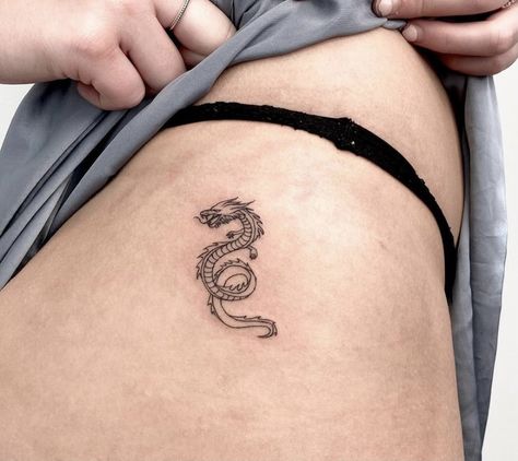 Japanese Dragon Tattoos Simple, Tiny Dragon Tattoo Chinese, Small Dragon Tattoo Ankle, Dainty Chinese Dragon Tattoo, Chinese Year Of The Dragon Tattoo, Micro Dragon Tattoo, Chinese New Year Dragon Tattoo, Dragon Stamp Tattoo, Patchwork Dragon Tattoo