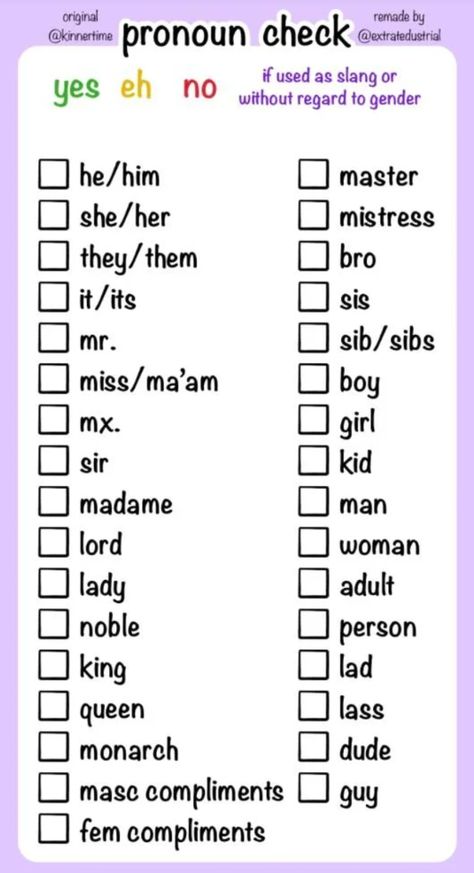 Pronoun Check, Fill The Jars Template, Personality Chart, About Me Template, Funny Charts, Character Sheet Template, Bingo Template, Lgbtq Funny, Character Template