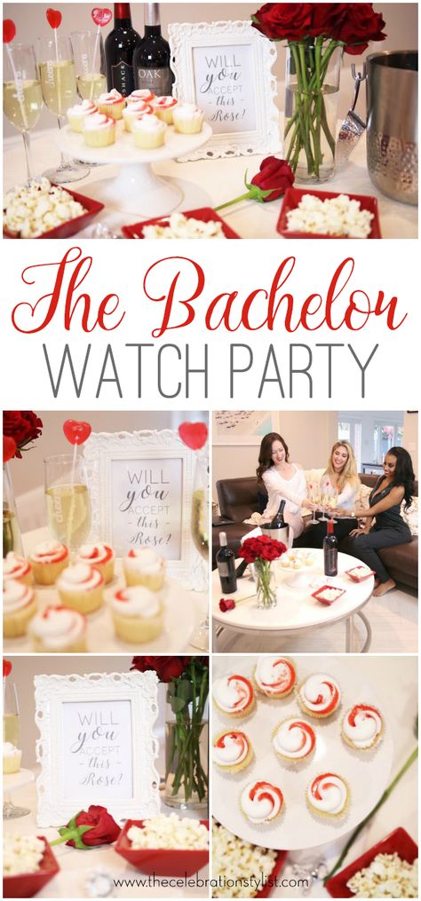 ABC's The Bachelor TV Show Finale Watch Party. Will you accept this rose? Bachelor Watch Party Food, The Bachelor Watch Party, Bachelor Watch Party, Watch Party Ideas, The Bachelorette Tv Show, Watch Party Food, Bachelor Night, The Bachelor Tv Show, Viewing Party