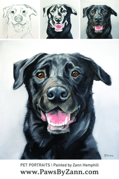 Canvas Artwork Painting, Dog Watercolor Painting, Pet Portrait Paintings, Dog Portraits Painting, Dog Portraits Art, Black Dogs, 강아지 그림, Watercolor Pet Portraits, Dog Artwork