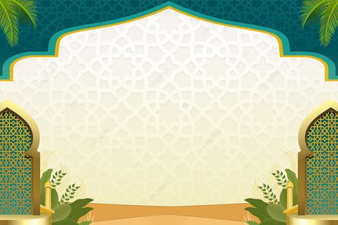 Download the above yellow green islamic background vector image and use it as your wallpaper, poster and banner design. You can also click related recommendations to view more background images in our huge database. Islamic Green Background, Islamic Poster Background Design, Islamic Banner Design, Simple Background Design, Islamic Background Vector, Background Banner Design, Background Islamic, Logo Cloud, Islamic Background