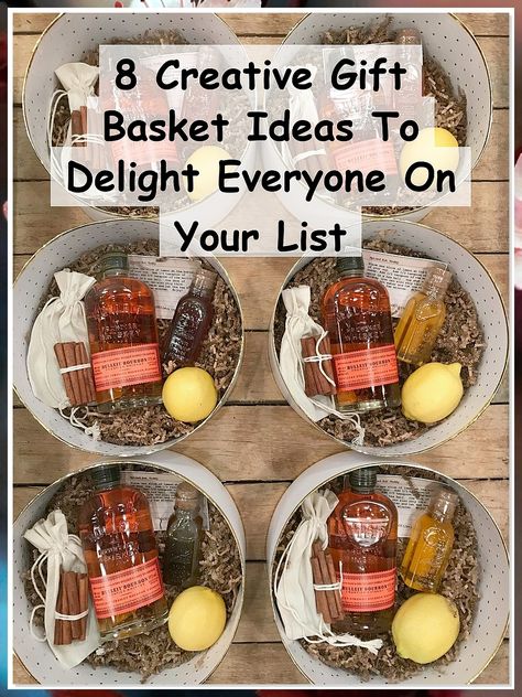 Discover the joy of giving with our 8 Creative Gift Basket Ideas that are perfect for any occasion! From personalized treats to themed collections, these gift baskets are designed to delight everyone on your list. Whether you’re celebrating a birthday, holiday, or just because, our unique ideas will inspire you to create memorable gifts that show you care. Explore how to mix and match items for a truly thoughtful surprise! Huge Gift Basket Ideas, Smoker Gift Basket, Cooking Raffle Basket Ideas, Alcohol Theme Gift Basket, Gift Baskets For Benefits Raffle Ideas, Mixed Drink Gift Basket, Creative Gift Basket Ideas, Sublimation Raffle Basket, Gourmet Food Basket