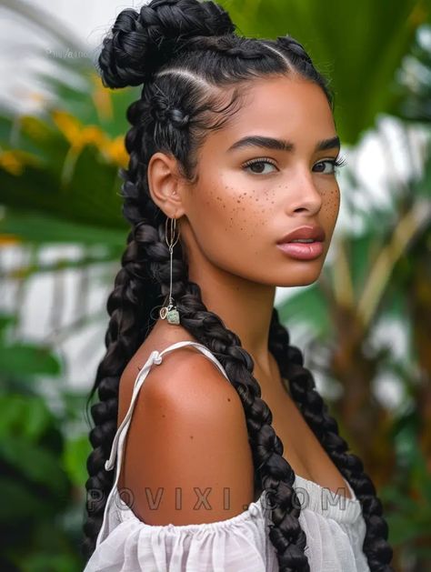 35 Bohemian Braids Hairstyles for 2024: From Bob, Fulani to Medium Knotless Ponytail and Short Style