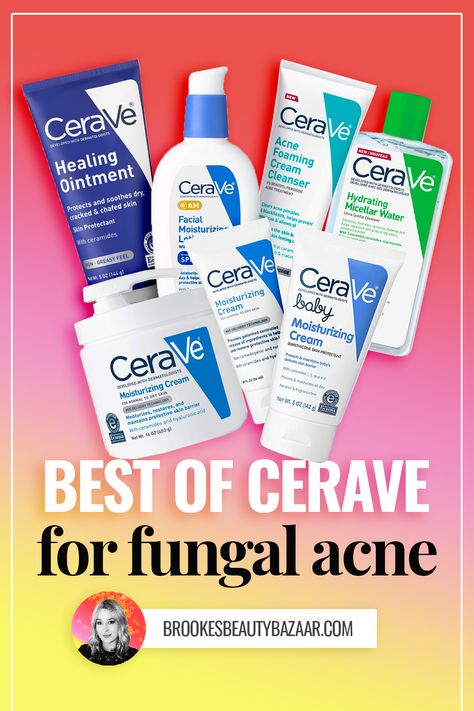 Acne Safe Moisturizer, Fungal Acne Safe Moisturizer, Fungal Acne Safe Products, Products For Fungal Acne, Best Cerave Products, Best Drugstore Sunscreen, Cerave Products, Spf Face Moisturizer, Chafed Skin