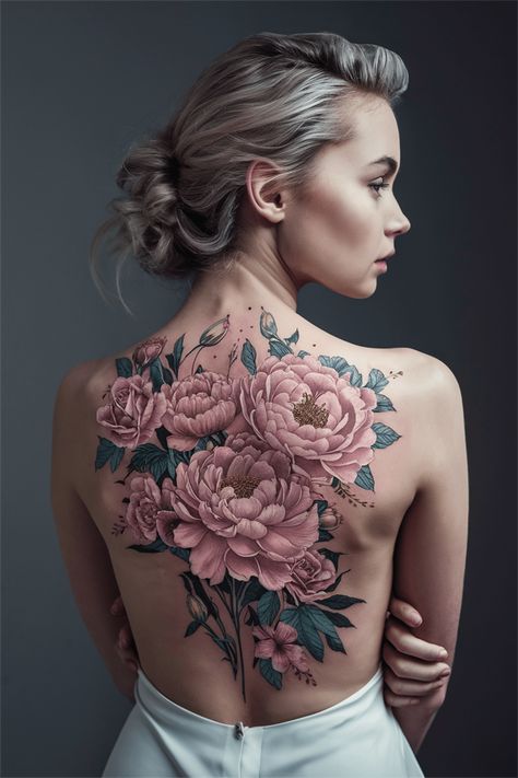 Explore the world of back tattoo women and discover stunning flower designs that elevate any aesthetic. From delicate small flowers adorning the upper spine to bold, full flower pieces that flow down the back, each tattoo tells a unique story. Whether you're drawn to intricate dragon motifs or vibrant red ink flowers, there’s something for every black woman seeking a meaningful tattoo. #BackTattooWomen #TattooIdeas #FlowerTattoo #AestheticInk Bold Back Tattoo Women, Full Back Tattoo Women Flowers, Spine Tattoo Designs For Women, Large Back Tattoos For Women, Whole Back Tattoo Women, Women Back Tattoos, Spine Tattoo Designs, Tattoos Gone Wrong, Tattoo Dream