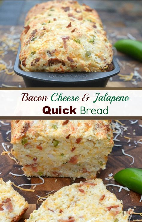 Jalapeno Quick Bread, Fast Bread, Best Pizza Dough, Easy Bacon, Stuffed Jalapenos With Bacon, Bread Machine Recipes, Quick Bread Recipes, Delicious Bread, Cheese Bread