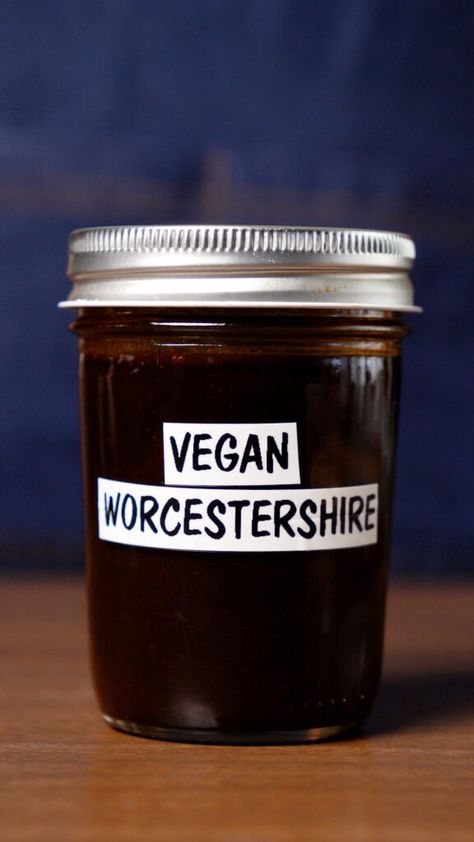 Vegan Worcestershire - Thee Burger Dude Dessert Taco, Carne Asada Recipes, Sandwich Sauces, Vegan Worcestershire Sauce, Russian Dressing, Diy Food Gifts, Breakfast Burger, Sweet Treats Desserts, Vegan Sour Cream