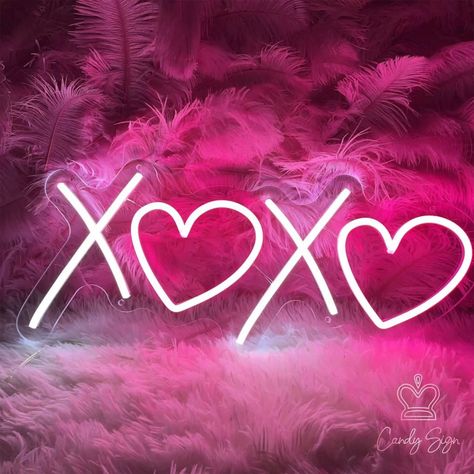 Girly Neon Signs, Pink Life Aesthetic, Pink Astestic, Xoxo Neon Sign, Pink Neon Aesthetic, Pink Led Light, Neon Pink Aesthetic, Neon Pictures, Pink Wallpaper Quotes