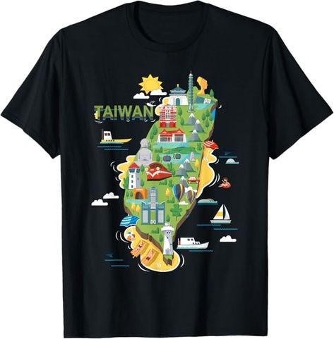 Amazon.com: Travel Around Asia Taiwan Taipei Family Vacation Souvenir T-Shirt : Clothing, Shoes & Jewelry Taiwan Clothes, Taipei, Travel Around, Family Vacation, T Shirt Design, Web Hosting, Taiwan, Shirt Design, Shoes Jewelry