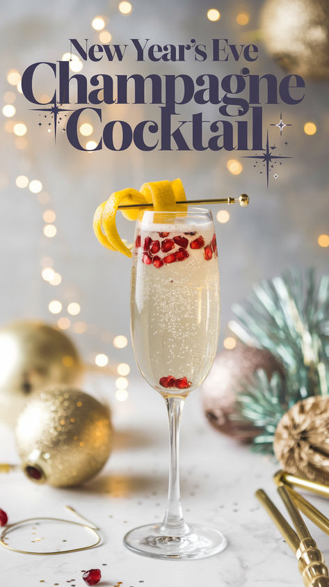 "✨ Celebrate in style with this New Year’s Eve Champagne Cocktail Recipe! 🥂  Perfect for your Christmas cocktail party, this sparkling punch with  alcohol combines soda bubbles and orange liquor for a festive twist.  Delight your guests with this easy-to-make Champagne punch recipe, ideal  for ringing in the New Year. Don’t forget to try our Thanksgiving sangria  for a seasonal favorite! 🍾🥳 " Punch With Alcohol, Champagne Cocktails Easy, Christmas Party Drinks Alcohol, Soda Bubbles, Fun Christmas Cocktails, Champagne Punch Recipes, Thanksgiving Sangria, New Years Eve Drinks, New Years Eve Party Ideas Food