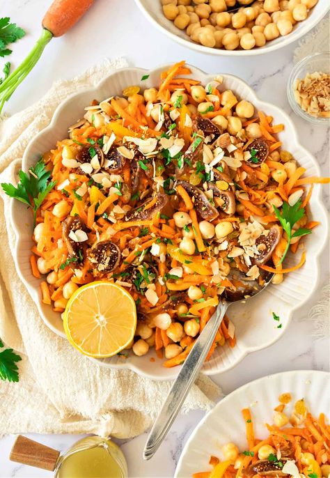 Moroccan Carrot Chickpea Salad Chickpea Carrot Salad, Carrot Chickpea Salad, Curry Salad, Curry Carrot Salad, Mediterranean Carrot Salad, Moroccan Salad With Quinoa And Chickpeas, Moroccan Chickpea Salad, Moroccan Carrot And Chickpea Salad, Moroccan Spiced Chickpea Salad