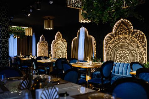 Arabian Restaurant, Lebanese Restaurant, Turkish Restaurant, Modern Restaurant Design, Decoration Restaurant, Cluj Napoca, Luxury Restaurant, Interior Design Concepts, Cafe Interior Design