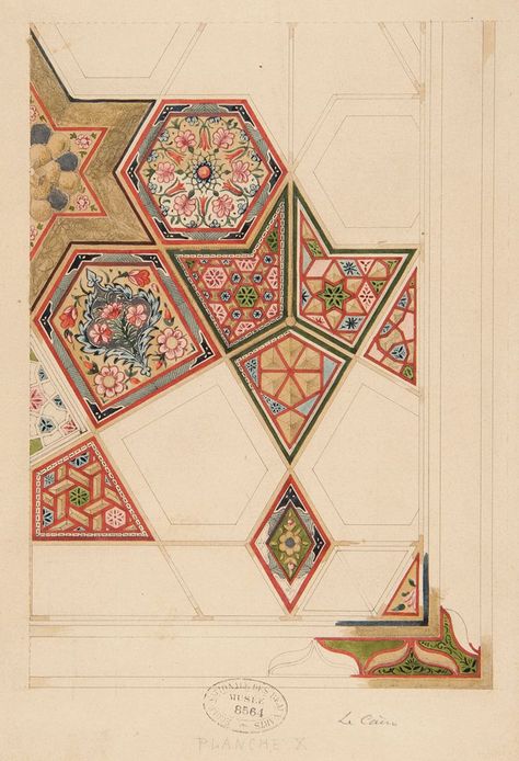 Illustration Art Design, Geometric Pattern Art, Islamic Patterns, Islamic Art Pattern, Art Et Illustration, Design Del Prodotto, Islamic Pattern, Geometric Art, Metropolitan Museum Of Art