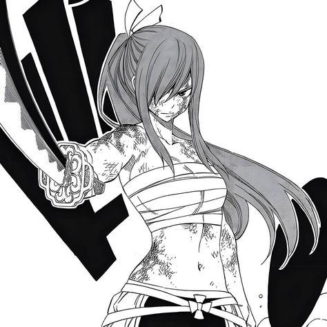 Erza Scarlett, Fairy Tail Pictures, Flipagram Instagram, Fairy Tail Manga, Hello Kitty Iphone Wallpaper, Cute Anime Profile Pictures, Anime Monochrome, Cute Profile Pictures, Cute Anime Pics