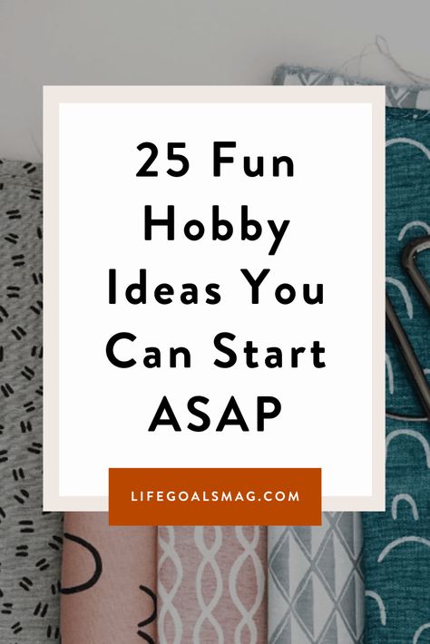 Good Hobbies To Start, New Hobbies To Try, Relaxing Hobbies, Routine Goals, I Need A Hobby, Easy Hobbies, Psychology Notes, Learning Patience, Hobbies For Women