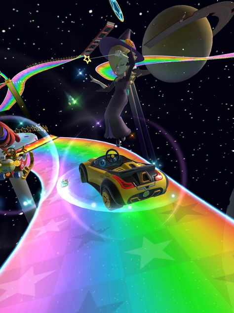 #MarioKartTour #MKTPerfectShot #3DSRainbowRoadT Mario Wallpaper Aesthetic Y2k, Sped Up Audios Pfp, Mario Kart Star Wallpaper, Mario Galaxy Aesthetic, Rainbow Road Mario Kart Aesthetic, Mario Kart Rainbow Road, Rainbow Road Mario Kart, Skeleton Pics, Peach Cosplay