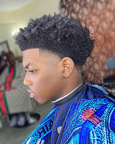 Haircuts Black Man, Temp Fade Black Men, Afro Hair Fade, Fresh Haircuts, Practical Hairstyles, Tiktok Growth, Hair Twists Black, Afro Hairstyles Men, Bape Shoes