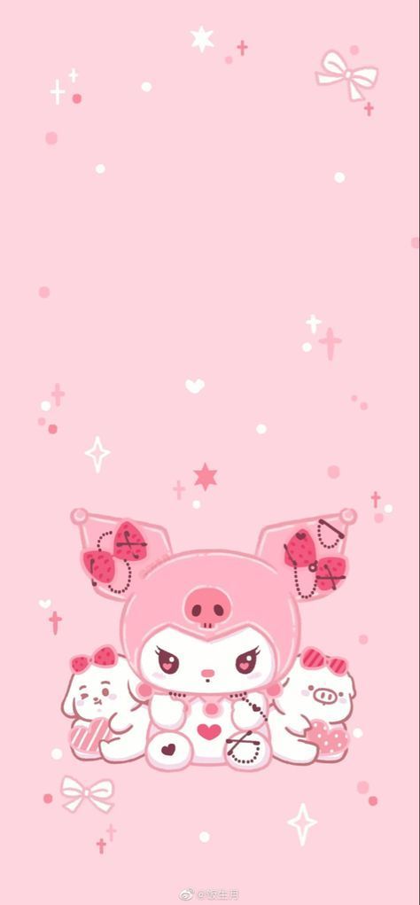 Sanrio Christmas Wallpaper Kuromi, Panda Pattern Wallpaper, Kuromi Winter Wallpaper, Asian Wallpaper Iphone, Christmas Kuromi Wallpaper, Pink Kuromi Wallpaper, Kuromi Wallpaper Pink, Kuromi Iphone Wallpaper, Kuromi Christmas Wallpaper