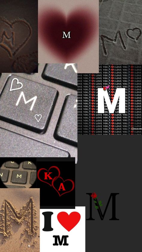 M And R Letters Love, I Love M, A Wallpaper Letter Love, M Letter Images, Cute Bibles, Initial M, Image Collage, Black Dresses Classy, Wallpaper Iphone Summer