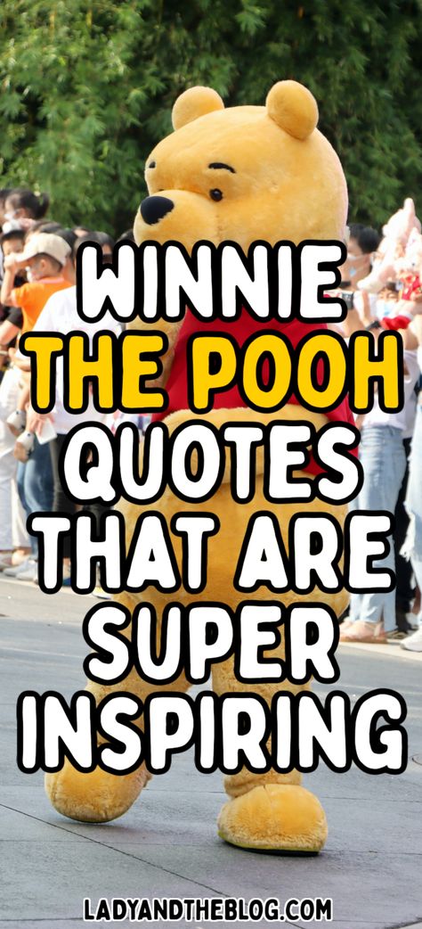 Inspirational Winnie the Pooh quotes on life, love, friendship, and getting through the hard days! Perfect for any time you need a life! Winnie The Pooh Quotes Inspirational, Cute Winnie The Pooh Quotes, Working Together Quotes, Frienship Quotes, Piglet Quotes, Perseverance Quotes, Together Quotes, Bear Quote, Quotes Board