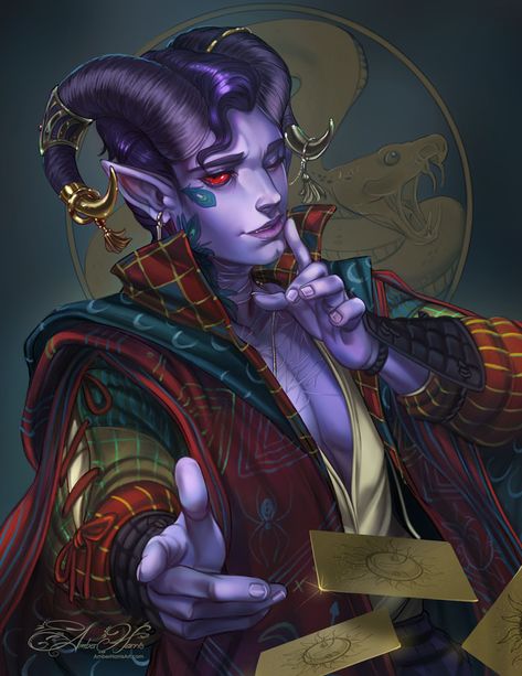 Kingsley Tealeaf, Mollymauk Tealeaf, Circus Man, Critical Role Characters, Critical Role Campaign 2, Critical Role Art, The Mighty Nein, Critical Role Fan Art, Mighty Nein