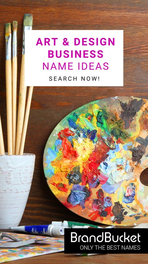 Looking for a name for your art and design business? Whether it’s graphic design, print shop, art shop or more, we got you covered! Choose a premium brandable name here! art business ideas, art business names ideas, art business names, name for art page on instagram, name for art business, artist business name ideas, art shop business, names for graphic design business, business name graphic design, graphic design business, print shop business, small business print shop, print shop names Name For Art Page, Art Studio Names Ideas, Creative Names For Art Page, Art Names Ideas, Art Page Names For Instagram, Artist Names Ideas For Instagram, Art Business Names Ideas, Art Account Names Ideas, Art Page Name Ideas For Instagram