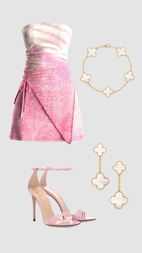 @TharushiAla Pink Going Out Outfits, Prom Dress Coquette, Coquette Prom Dress, Hot Pink Icons, Pink Outfits Black Women, Ayesha Ericota, Baby Pink Prom Dress, Cute Pink Dress, Hot Pink Outfit