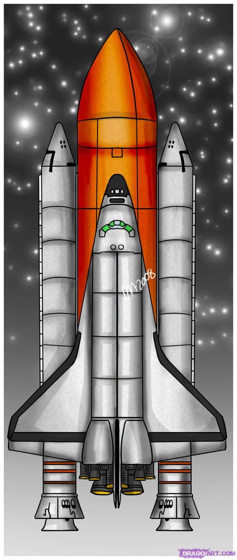 Space Shuttle Painting, Nasa Rocket Drawing, Chandryan3 Rocket Drawing, Isro Rocket Drawing, How To Draw Rocket, Space Rocket Drawing, Nasa Drawings, Spacecraft Drawing, Rocketship Drawing