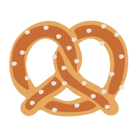 Pretzel Doodle, Pretzel Clipart, Pretzel Drawing, Pretzel Illustration, Bread Png, German Snacks, Pretzel Bread, Door Crafts, Angel Blue