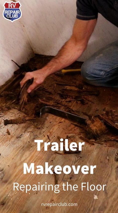 Vintage Trailer Remodel, Camper Flooring, Camper Maintenance, Trouble In Paradise, Camper Repair, Rv Camping Tips, Repair Videos, Rv Repair, Rv Maintenance