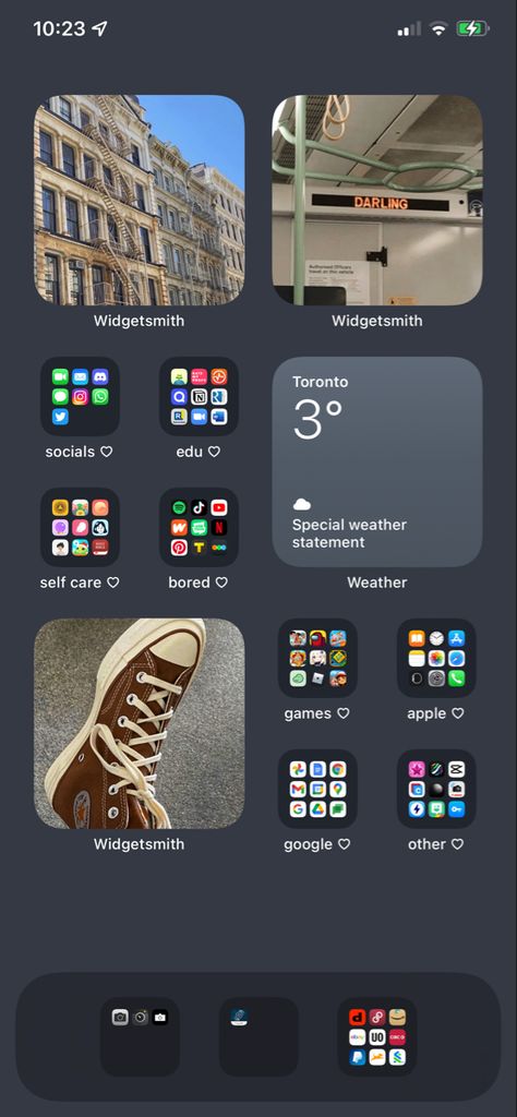 Homescreen Organization, Ios Themes, Widget Ideas, Ios Layout, Phone Deals, Screen Layout, Iphone Homescreen, Homescreen Ideas, Homescreen Iphone