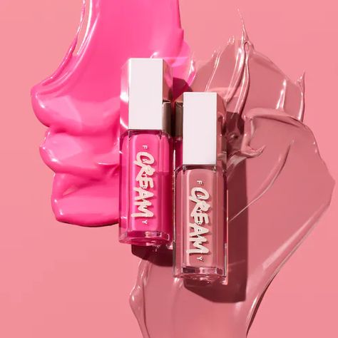 Gloss Bomb Cream Double Take Lip Set - Fenty Beauty by Rihanna | Sephora Fenty Beauty Gloss Bomb, Fenty Rihanna, Girl Products, Brooke Hyland, Alat Makeup, Makeup News, Lip Liners, Beauty Products Photography, Lip Set