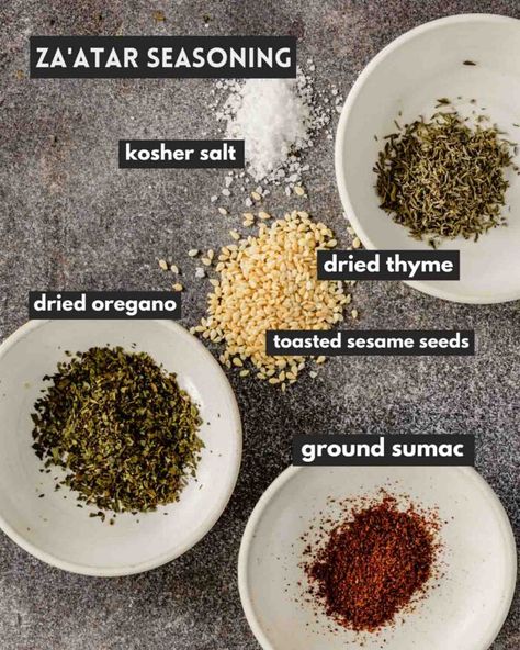 Seven Spices Recipe, Za'atar Recipe, Zaatar Recipe, Zaatar Spice, Roasted Fish, Fish And Vegetables, Diy Mixes, Homemade Spice Mix, Spice Blends Recipes